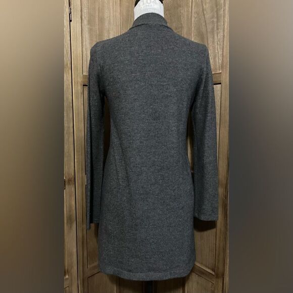 Women’s Charcoal Gray Fleece Dress. - Picture 2 of 5